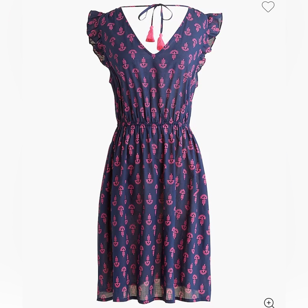 Tie-back beach dress